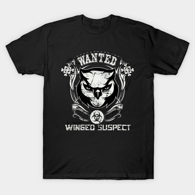 Winged Suspect T-Shirt by Dark Planet Tees